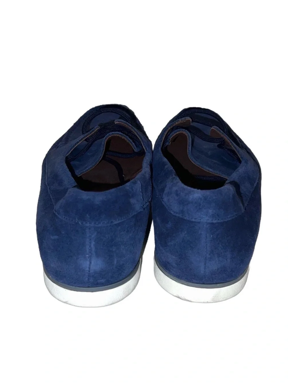 Section X Men’s Slip On Suede Leather Boat Shoes Loafers Sz 10.5